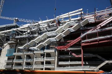 Así avanzan las obras del Santiago Bernabéu