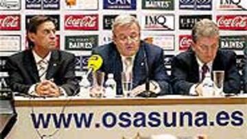 Izco y su junta cuplieron un año en Osasuna.