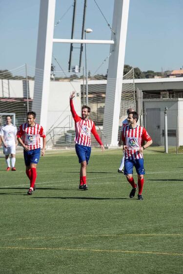 El Atleti golea al Real Madrid en el Derbi de las Redacciones