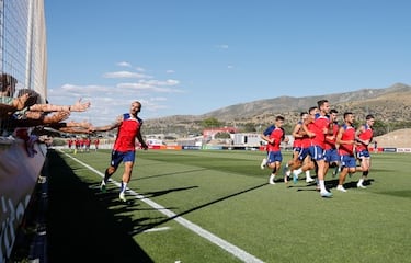 Los primeros planes de Simeone