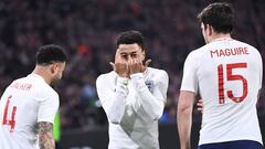 Jesse Lingard, celebrando su gol frente a Holanda.