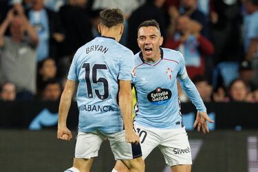 El delantero de Moaña es el más listo de la clase. Hizo un gol de pillo. Siempre mantiene al Celta vivo en los encuentros.
