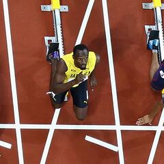Usain Bolt también gobierna en la derrota