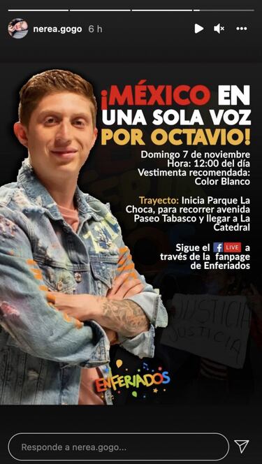 Convocan a marchas para el día del cumpleaños de Octavio Ocaña