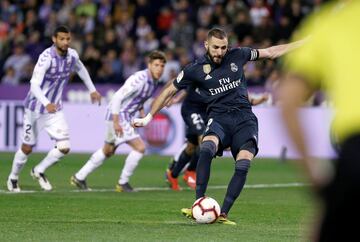 1-2. Karim Benzema marcó de penalti el segundo gol.