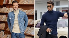 Abrígate en invierno con este jersey de punto con cuello alto y elástico, que se adapta a todo tipo de cuerpos