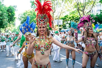 Manifestación por el Orgullo LGTBIQ+ en Madrid.