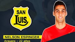 Nelson Espinoza se va de U y llega a préstamo a San Luis