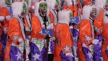 <b>TRIQUI TRAQUES. </b>Obtuvo muchísimos aplausos y reconocimientos por sus letras ingeniosas relacionadas con el derbi canario.