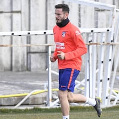 Godín y Saúl se apuntan al derbi: se entrenaron ya con el grupo