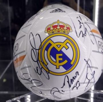 A hat-trick ball in the CR7 museum.