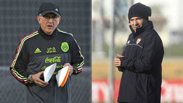Juan Carlos Osorio visita a Sampaoli en Sevilla