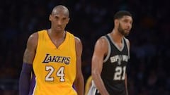 25.000 puntos para Duncan en la peor noche de Kobe Bryant