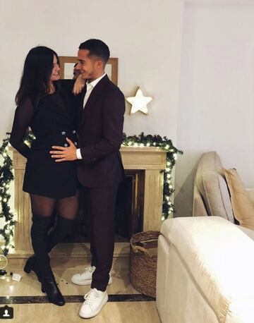 La pareja anunció que iban a ser papás con esta imagen en instagram a primeros de año