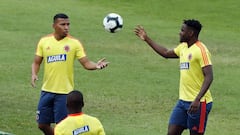 Colombia practica por última vez antes de Paraguay