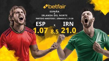 España vs. Irlanda del Norte: horario, TV, estadísticas, clasificación y pronósticos