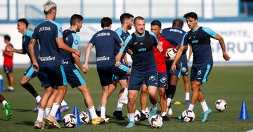 Kravets, durante un entrenamiento.