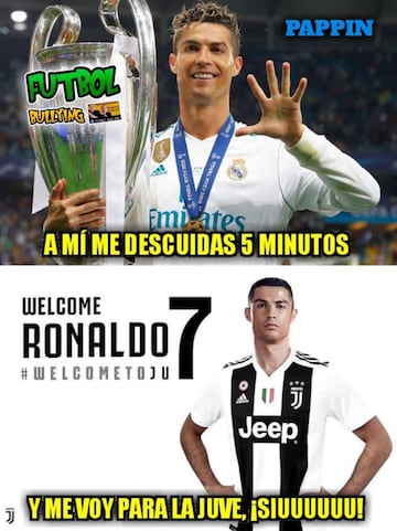 Los memes de la salida de Cristiano Ronaldo del Real Madrid