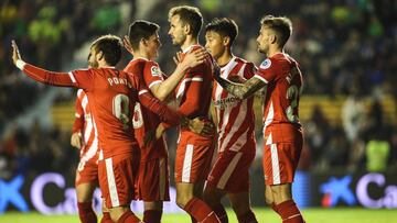 06/03/2019 El Girona FC celebra el gol del triunfo sobre el FC Barcelona en la Supercopa de Catalunya
DEPORTES
FCF