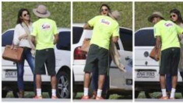 Neymar y su novia Bruna Marquezine