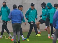 Antony, en un entrenamiento.