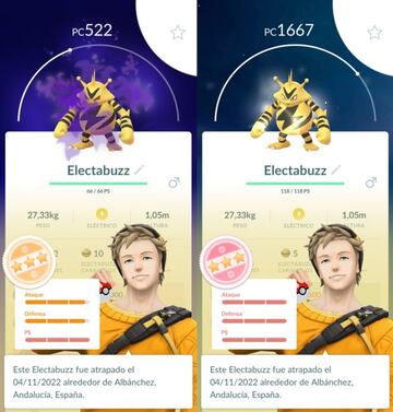 Obtenemos un Electabuzz con IVs perfectos tras purificarlo