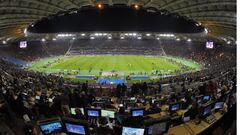 Estadio del AS Roma. Lo comparte con el otro equipo de la ciudad el SS Lazio