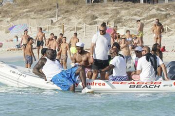 El ex pivot de los Orlando Magic, Los ?ngeles Lakers o Miami Heat entre otros equipos se encuentra en Formentera junto con su familia disfrutando del verano.
