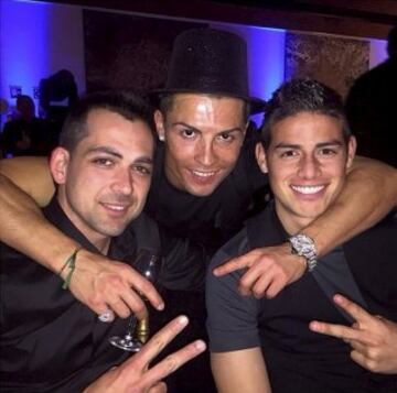 Cristiano Ronaldo y James Rodríguez.