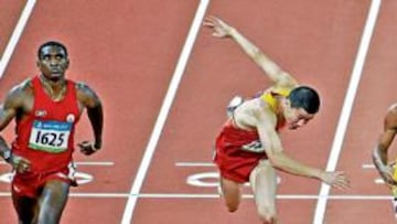 <b>CLASIFICADO. </b>Jackson Quiñónez logró el acceso a la final de los 110 vallas por su mejor salida.