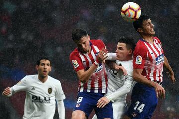 Kevin, Gameiro, Rodri y Saúl Niguez 