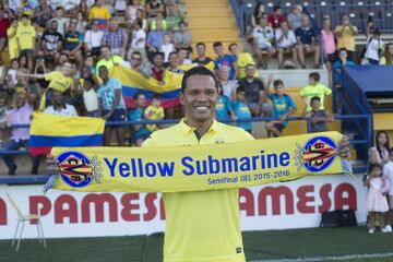 Carlos Bacca fue presentado en La Cerámica como nuevo refuerzo del Villarreal.|