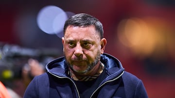 Antonio Mohamed head coach of Toluca during the semi-finals second leg match between Toluca and Monterrey, as part of the Liga BBVA MX, Torneo Apertura 2025 at Nemesio Diez Stadium, on December 06, 2025 in Toluca, Estado de Mexico, Mexico.