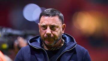 Antonio Mohamed head coach of Toluca during the semi-finals second leg match between Toluca and Monterrey, as part of the Liga BBVA MX, Torneo Apertura 2025 at Nemesio Diez Stadium, on December 06, 2025 in Toluca, Estado de Mexico, Mexico.