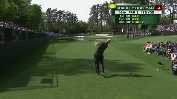 Charley Hoffman hace el primer hoyo en uno del Masters de Augusta