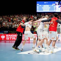 Ensayo para las medallas con el España - Croacia en Viena