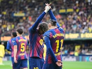 Raphinha y Lamine Yamal.