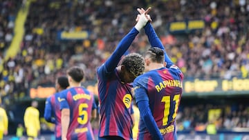 Raphinha y Lamine Yamal.