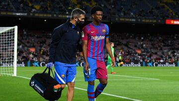 Balde no estará en Cádiz por una lumbalgia