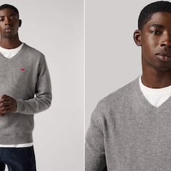 La opción más acertada para pasar el invierno: de Levi’s, hecho con lana y diseñado en cuello de pico