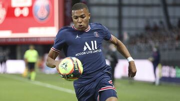 Kylian Mbappe, con el PSG.