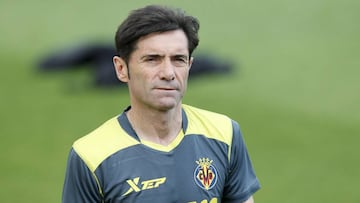 Marcelino durante un entrenamiento.