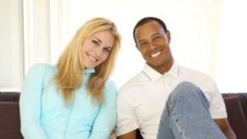 Lindsay Vonn y Tiger Woods, una pareja de moda. 
