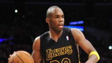 Jodie Meeks, durante un partido con los Lakers.