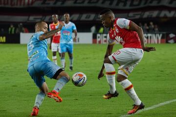 Buen partido del rojo que goleó 4-1 en Bogotá.