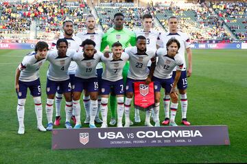 La Selección Colombia enfrentó a Estados Unidos en partido amistoso en el Dignity Health Sports Park.