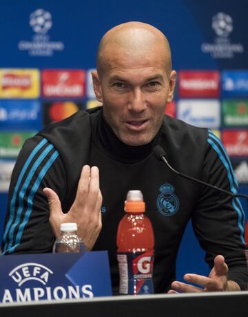 Rueda de prensa de Zinedine Zidane.