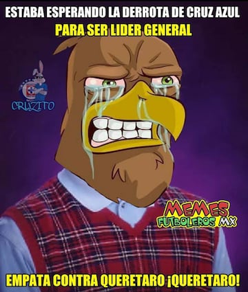 Los memes le pegan al América por empatar con Querétaro