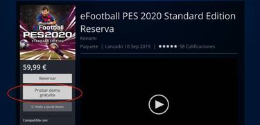 Cómo descargar la demo de eFootball PES 2020 en PS4, Xbox One y PC