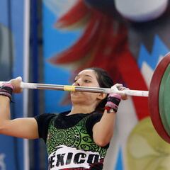 Andrea de la Herrán gana bronce en Halterofilia